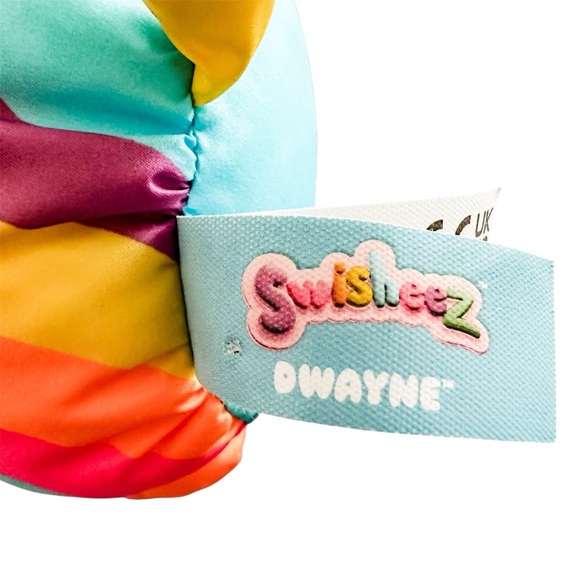 🌈 Swisheez “Dwayne” Neon Stuffed Dog - Picture 3 of 3